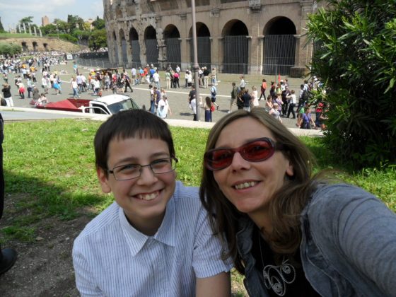 Luca e Titti al Colosseo